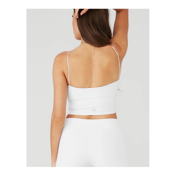 NEW Alo Yoga Goddess bandeau in white. Size small - Picture 2 of 6